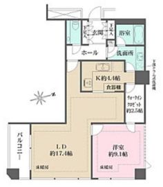 シェルトーレ三番町 506 間取り図