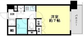 プリヴェール目黒行人坂 3階 間取り図