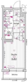 ガーラ・ヒルズ武蔵小山 3階 間取り図