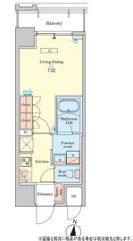 RJRプレシア菊川駅前 202 間取り図