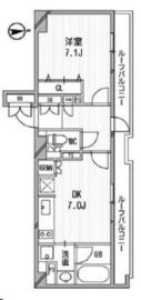 クリオ三田ラ・モード 1007 間取り図