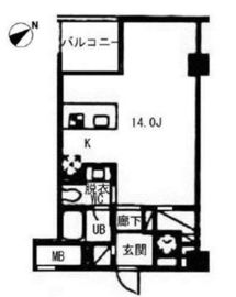 ヴォアラクテ西早稲田 314 間取り図