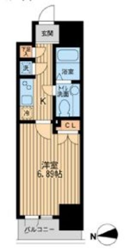KDXレジデンス東新宿 713 間取り図