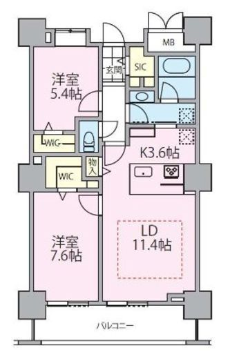 ロイヤルパークスタワー南千住 610 間取り図