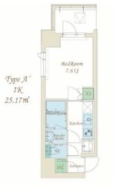 スプランディッド錦糸町2 501 間取り図