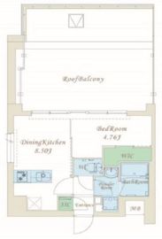 スプランディッド錦糸町2 701 間取り図