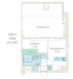 スプランディッド錦糸町2 702 間取り図