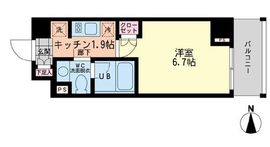 エスティメゾン哲学堂 803 間取り図