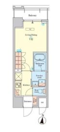 RJRプレシア菊川駅前 1002 間取り図