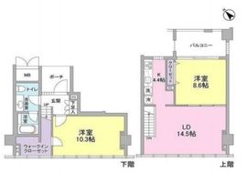 ラフィーヌ銀座 1110 間取り図