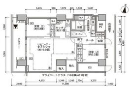 東雲キャナルコートCODAN 16-612 間取り図