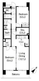ブリリアイスト三軒茶屋アイビーテラス i514 間取り図
