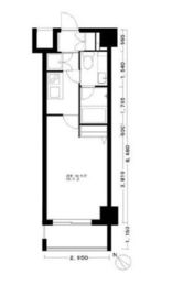 プレミアムコート都立大学 702 間取り図