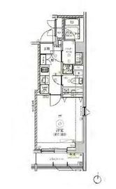 リルシア清澄白河 3階 間取り図