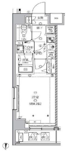 アルテシモカバロ 5階 間取り図