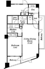 フォルム南麻布 5階 間取り図