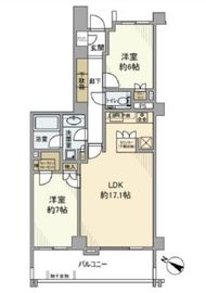 グランスイート高田馬場四丁目 2階 間取り図