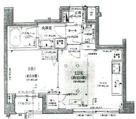 オープンレジデンシア池之端 5階 間取り図