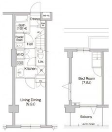 プライムアーバン学芸大学パークフロント 502 間取り図