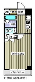 レジディア木場 1208 間取り図