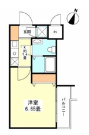 ベレール目黒 402 間取り図