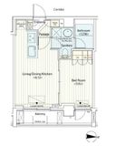 カスタリア菊川 704 間取り図