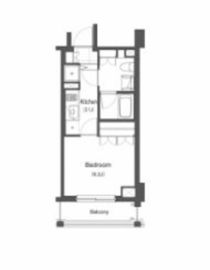 プライムアーバン長原上池台 203 間取り図