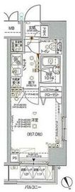 パレステュディオ四谷 7階 間取り図