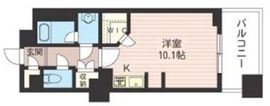 レジデンスシャルマン月島 206 間取り図