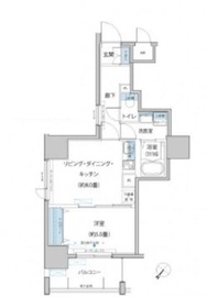 グランデュール富士 203 間取り図