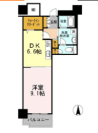 品川シーサイドビュータワー1 2410 間取り図