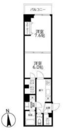 アイルグランデ大田 2階 間取り図