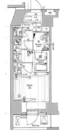 プレミアムキューブジー渋谷神南 6階 間取り図