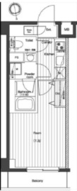プレミアムキューブG北新宿 5階 間取り図