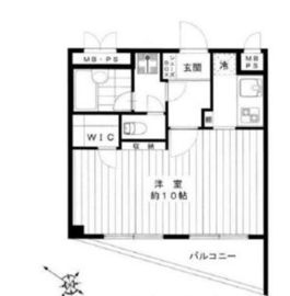 ロイヤルガーデン恵比寿公園通り 6階 間取り図