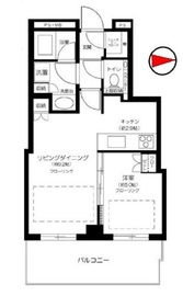 アトラスブランズタワー三河島 3階 間取り図