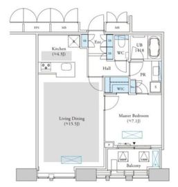 Dマークス西新宿タワー 28階 間取り図