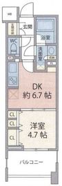 プレジール新宿大久保 1階 間取り図