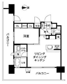 レジディア大森東 905 間取り図