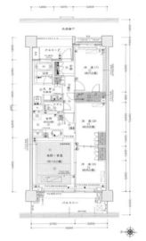 プラウド駒場 5階 間取り図