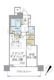 ブリリアザ・タワー東京八重洲アベニュー 11階 間取り図