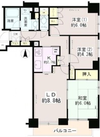 ラフィーネ阿佐谷 403 間取り図