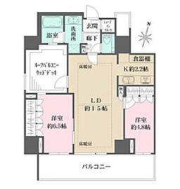 プラウド本郷ヒルトップ 17階 間取り図