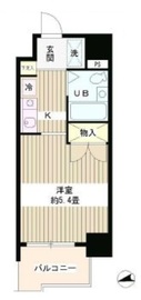 フォレスタ御苑前 804 間取り図