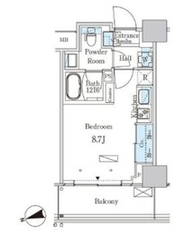 パークアクシス大塚ステーションゲートタワー 511 間取り図
