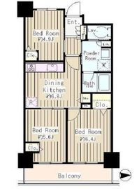 イーストコア曳舟一番館 16階 間取り図