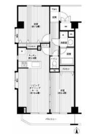 グランハイツ東新宿 301 間取り図