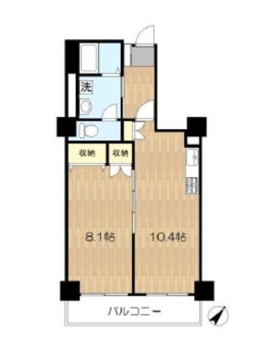 ジェイタワー西大井 25階 間取り図