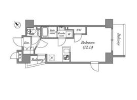 グランパセオ新宿余丁町 207 間取り図