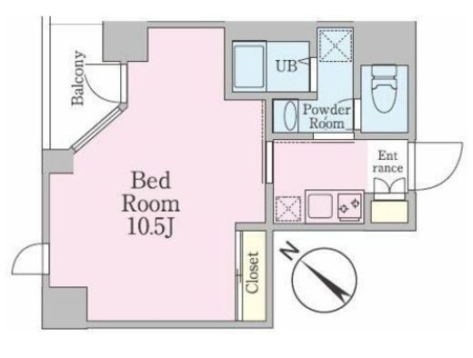 グランパセオ新宿余丁町 302 間取り図